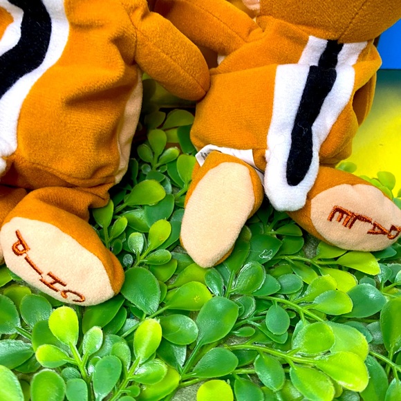 DISNEY EXCLUSIVE NWOT VTG 90s CHIP & DALE COLLECTIBLE RETIRED BEAN BAG PLUSH - Picture 10 of 10